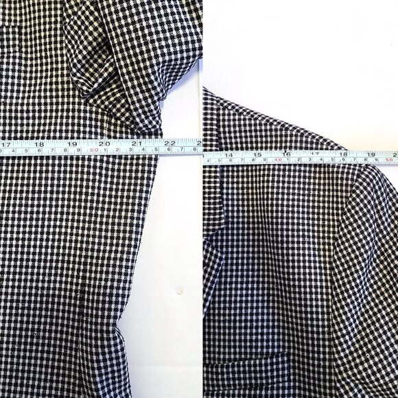 Marc Jacobs Silk Wool Check Blazer Men Sz XL White Black - Picture 8 of 8